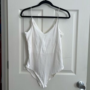 Gaze White Bodysuit for Women